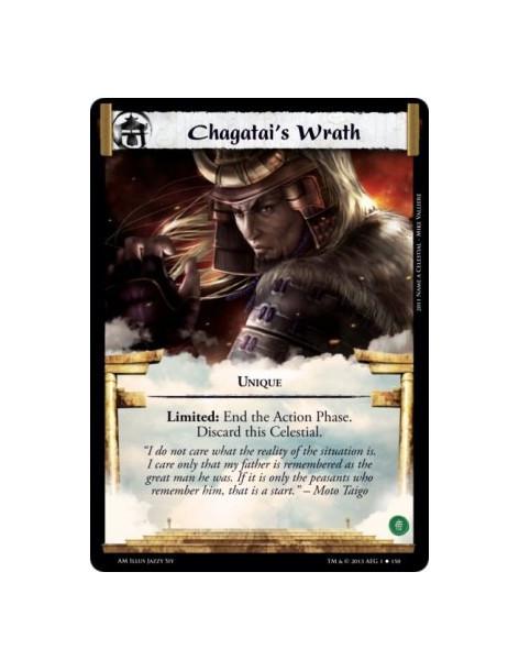 Chagatai's Wrath  - UniqueLimited: End the Action Phase. Discard this Celestial.