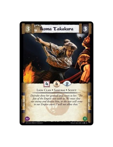 Ikoma Takakura  - Lion Clan • Samurai • Scout  &nbsp;