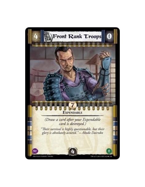 Front Rank Troops  - Expendable              (Draw a card after your Expendable card is destroyed.)
