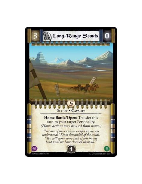 Long-Range Scouts  - Scout • Cavalry                Home Battle/Open: Transfer this card to your target Personality. (Home actio