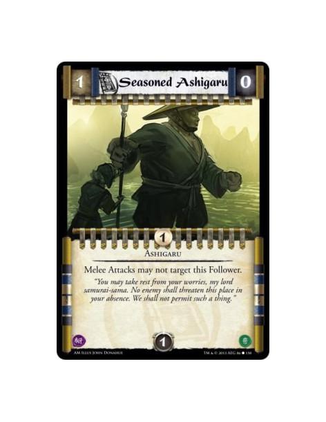 Seasoned Ashigaru  - Ashigaru                Melee Attacks may not target this Follower.