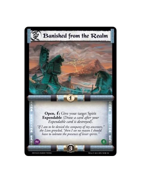 Banished from the Realm  -                     Open, w: Give your target Spirit Expendable (Draw a card after your Expendable ca