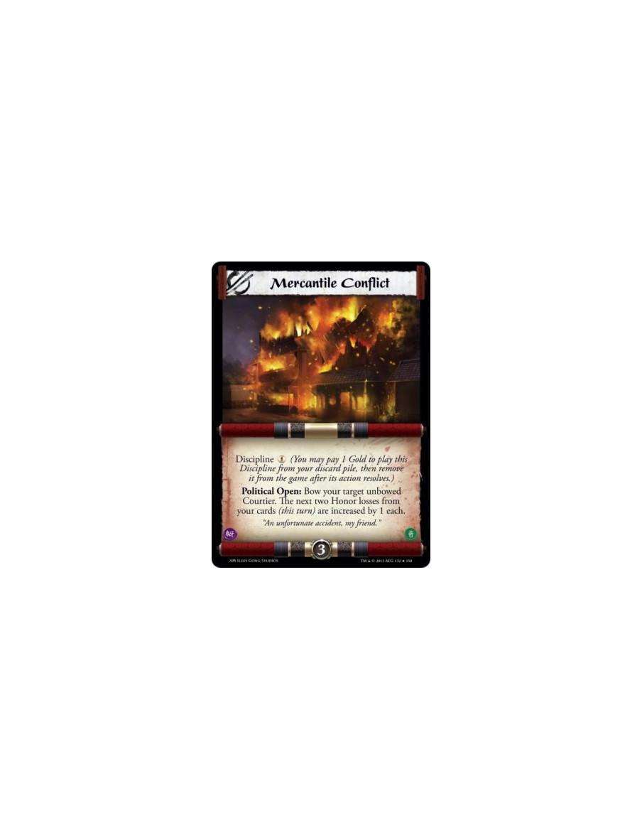Mercantile Conflict  -   Discipline  (You may pay 1 Gold to play this Discipline from your discard pile, then remove it from the