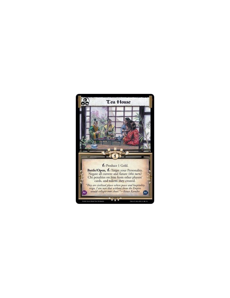 Tea House  - w: Produce 1 Gold. Battle/Open, w: Target yo