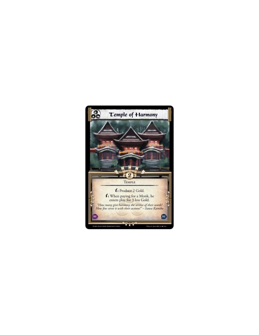 Temple of Harmony  - Templew: Produce 2 Gold. w: