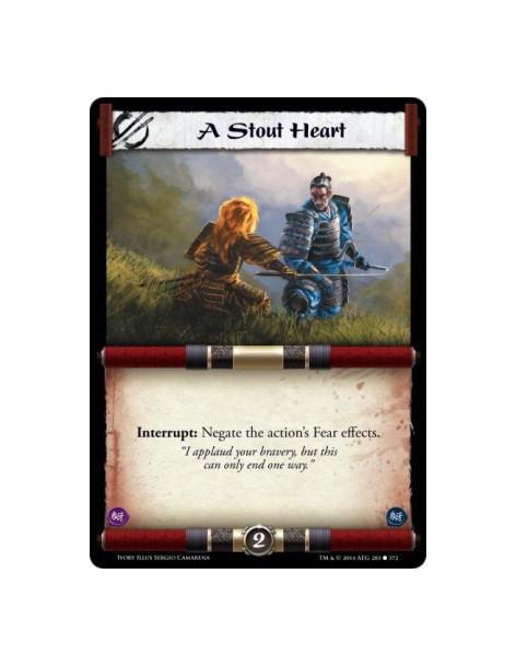 A Stout Heart  - Interrupt: Negate the action's Fear effects.