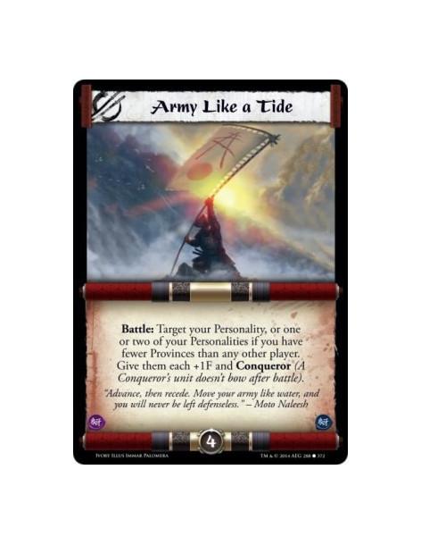 Army Like a Tide  -     Battle: Target your Personality, or one or two of your Personalities if you have fewer Provinces than an