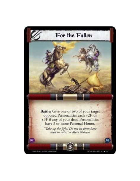 For the Fallen  -                                              Battle: Give one or two of your target opposed Personalities each