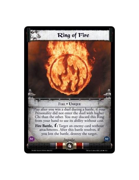Ring of Fire  - Fire • Unique                      Play after you win a duel during a battle, if your Personality did not enter 