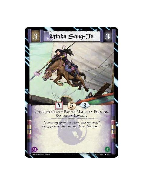 Utaku Sang-Ju  - Unicorn Clan • Battle Maiden • Paragon • Samurai • Cavalry 