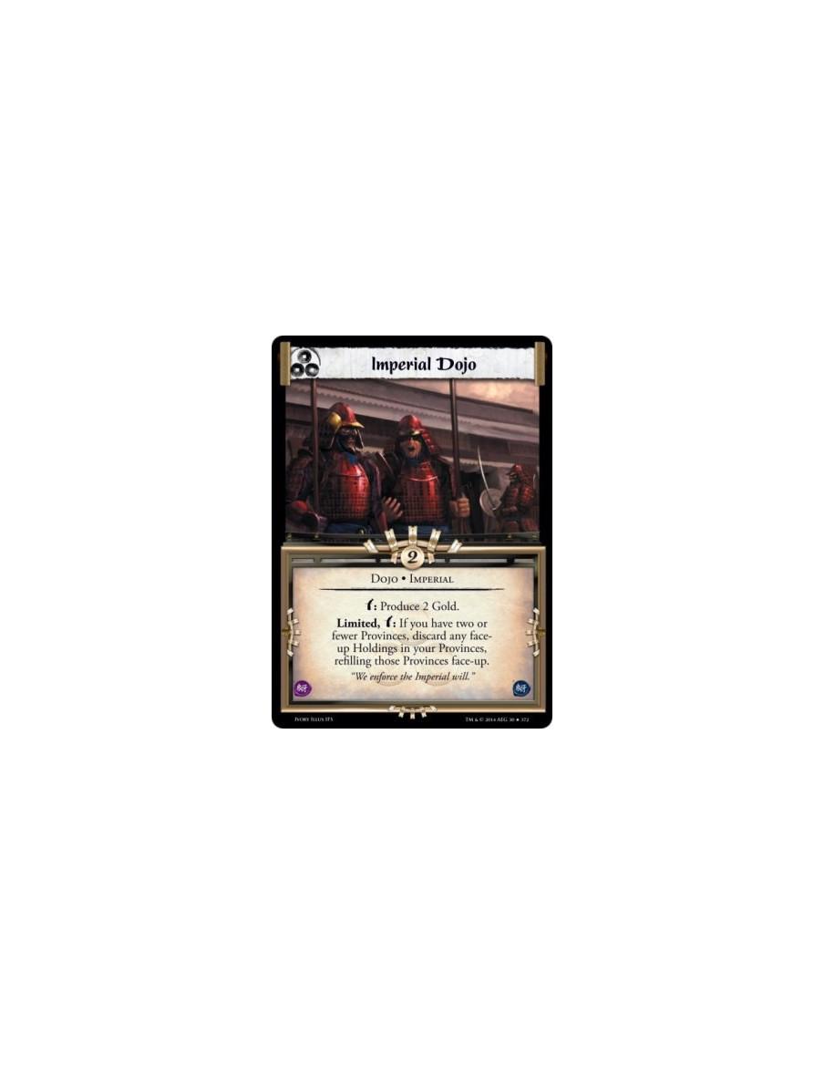 Imperial Dojo FOIL  - Dojo • Imperialw: Produce 2 Gold. Limited, w: If you have two or fewer Provinces, discard any face-up Hold