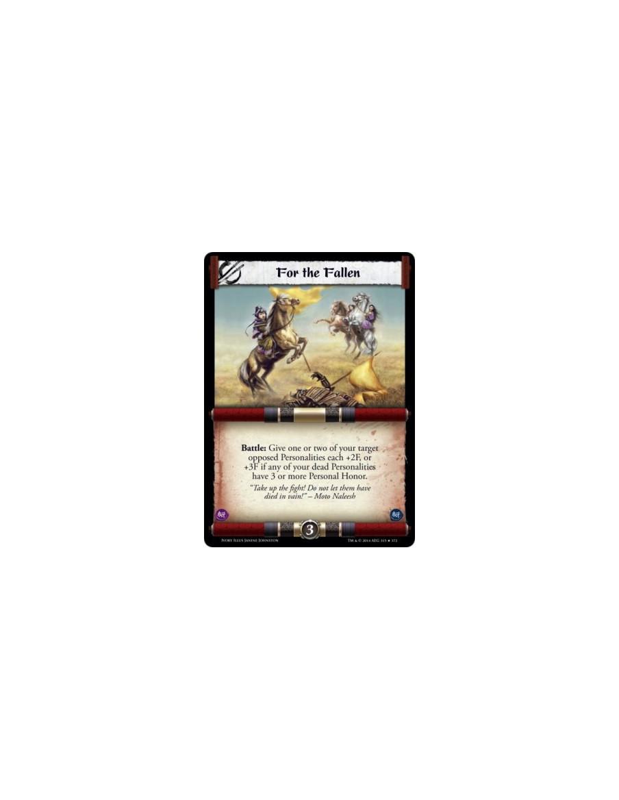 For the Fallen FOIL  -                                              Battle: Give one or two of your target opposed Personalities