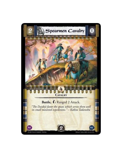 Spearmen Cavalry FOIL  - Cavalry                            Battle, : Ranged 2 Attack (Destroy a target enemy Follower, or Perso