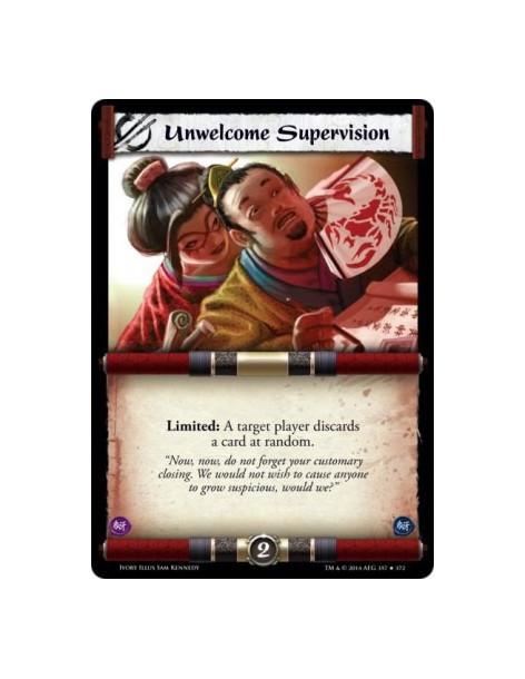 Unwelcome Supervision FOIL  -                       Limited: A target player discards a card at random.