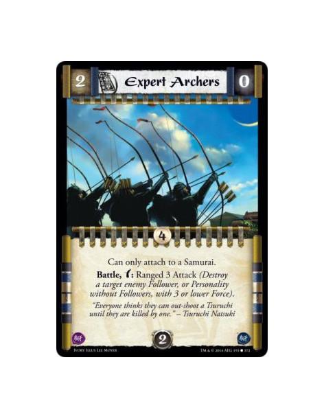 Expert Archers FOIL  -                     Can only attach to a Samurai.Battle, : Ranged 3 Attack (Destroy a target enemy Follow