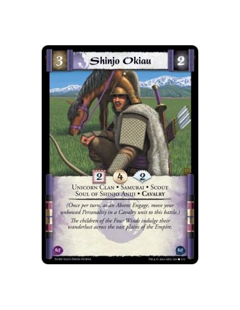 Shinjo Okiau FOIL  - Unicorn Clan • Samurai • Scout • Soul of Shinjo Aniji • Cavalry(Once per turn, as an Absent Engage, move yo