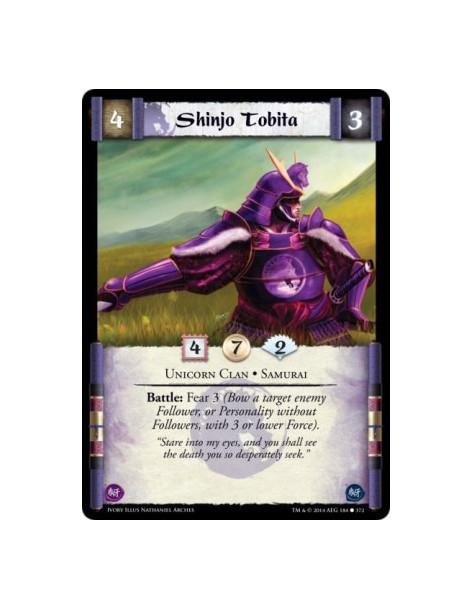 Shinjo Tobita FOIL  - Unicorn Clan • SamuraiBattle: Fear 3 (Bow a target enemy Follower, or Personality without Followers, with 