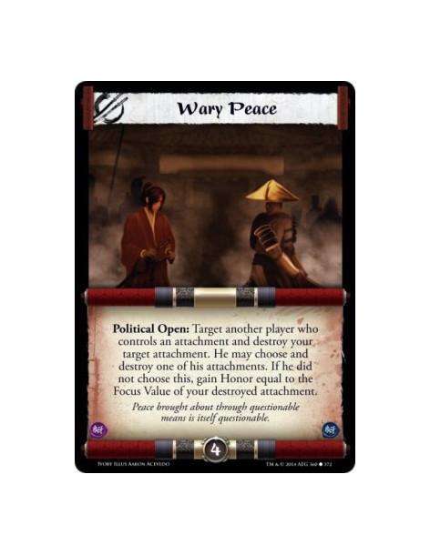 Wary Peace FOIL  - Political                                                  