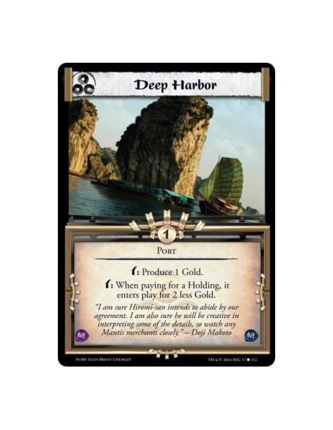 Deep Harbor FOIL  - Portw: Produce 1 Gold. w: When paying for a Holding, it enters play for 2 less Gold.