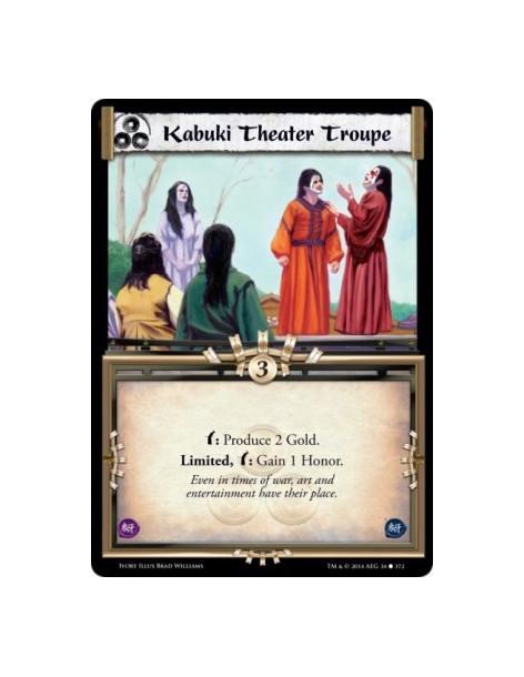 Kabuki Theater Troupe FOIL  - w: Produce 2 Gold. Limited, w: Gain 1 Honor.