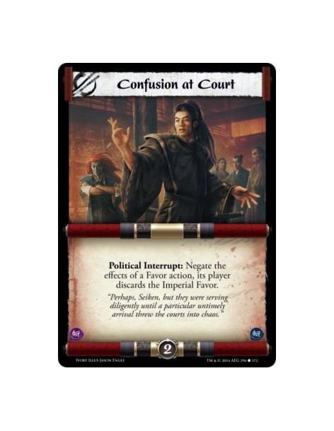 Confusion at Court FOIL  - Political                    Political Interrupt: Negate the effects of a Favor action, its player di