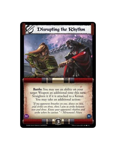 Disrupting the Rhythm FOIL  -                               Battle: You may use an ability on your target Weapon an additional t
