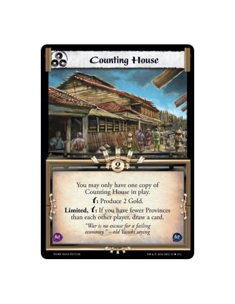 Counting House FOIL  - You may only have one copy of Counting House in play.w: Produce 2 Gold.Limited, w: If you have fewer Prov