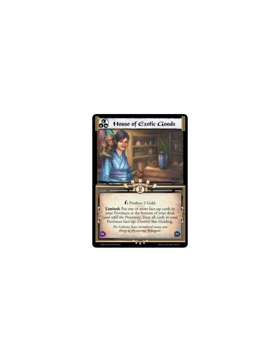 House of Exotic Goods FOIL  - w: Produce 2 Gold. Limited: Put one or more face-up cards in your Provinces at the bottom of your 