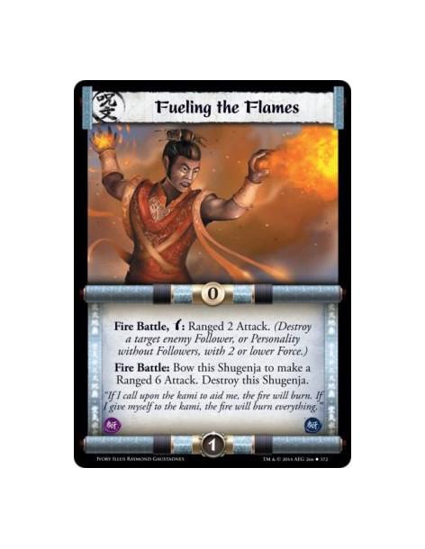 Fueling the Flames FOIL  - Fire                      Fire Battle, w: Ranged 2 Attack. (Destroy a target enemy Follower, or Perso