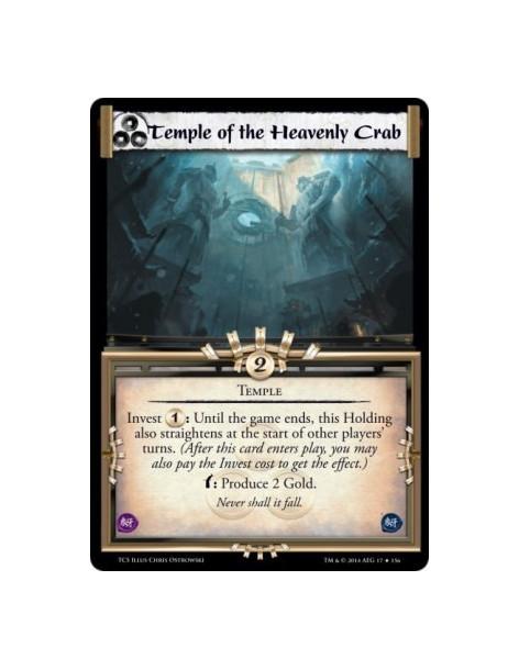 Temple of the Heavenly Crab  - Temple        Invest : Until the game ends, this Holding also straightens at the start of other p