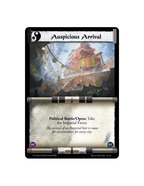 Auspicious Arrival  - Political Battle/Open: Take the Imperial Favor.