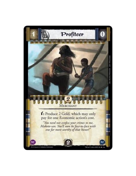 Profiteer  - Merchantw: Produce 2 Gold, which may only pay for one Economic action's cost.