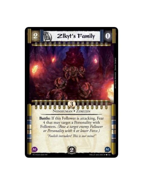 Zlkyt's Family  - Nonhuman • Zokujin            Battle: If this Follower is attacking, Fear 4 that may target a Personality with