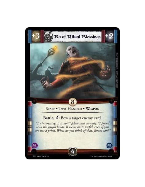 Bo of Ritual Blessings  - Staff • Two-Handed • Weapon            Battle, w: Bow a target enemy card.