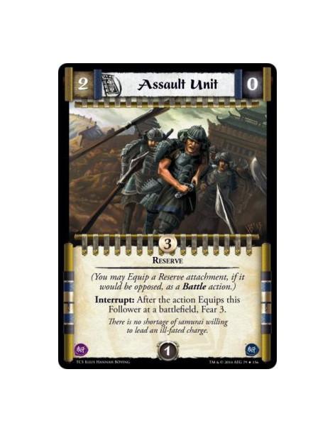 Assault Unit FOIL  - Reserve(You may Equip a Reserve attachment, if it would be opposed, as a Battle action.)Interrupt: After th