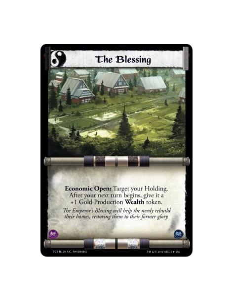 The Blessing FOIL  - Economic Open: Target your Holding. After your next turn begins, give it a +1 Gold Production Wealth token.
