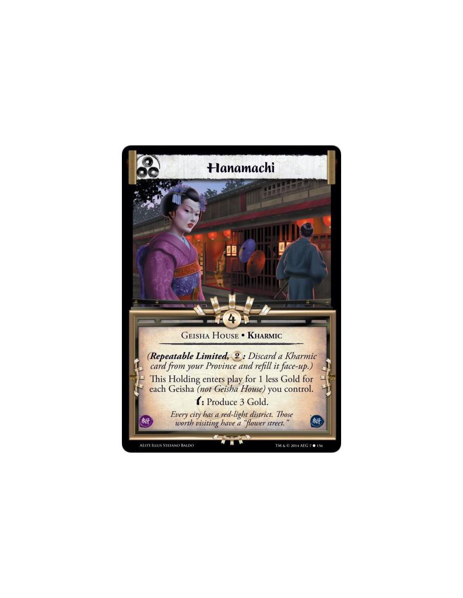 Hanamachi  - Geisha House • Kharmic(Repeatable Limited, 2: Discard a Kharmic card from your Province and refill it face-up.) Thi