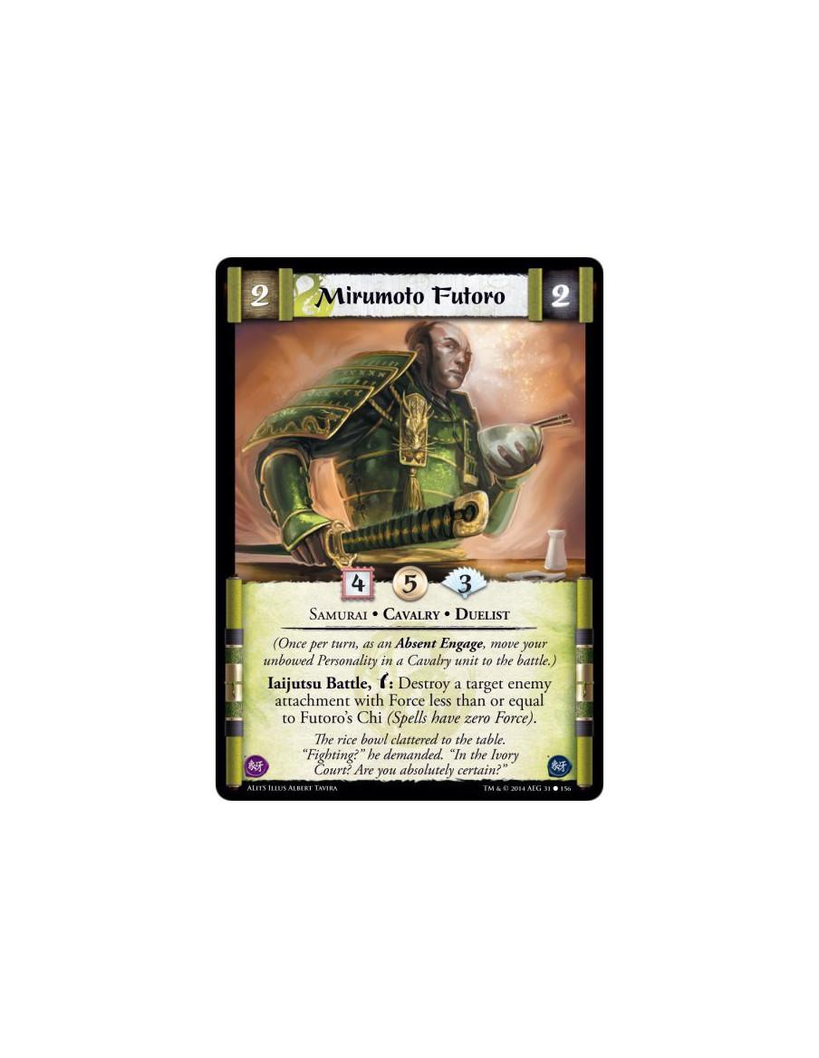 Mirumoto Futoro  - Cavalry • Duelist • Samurai(Once per turn, as an Absent Engage, move your unbowed Personality in a Cavalry un