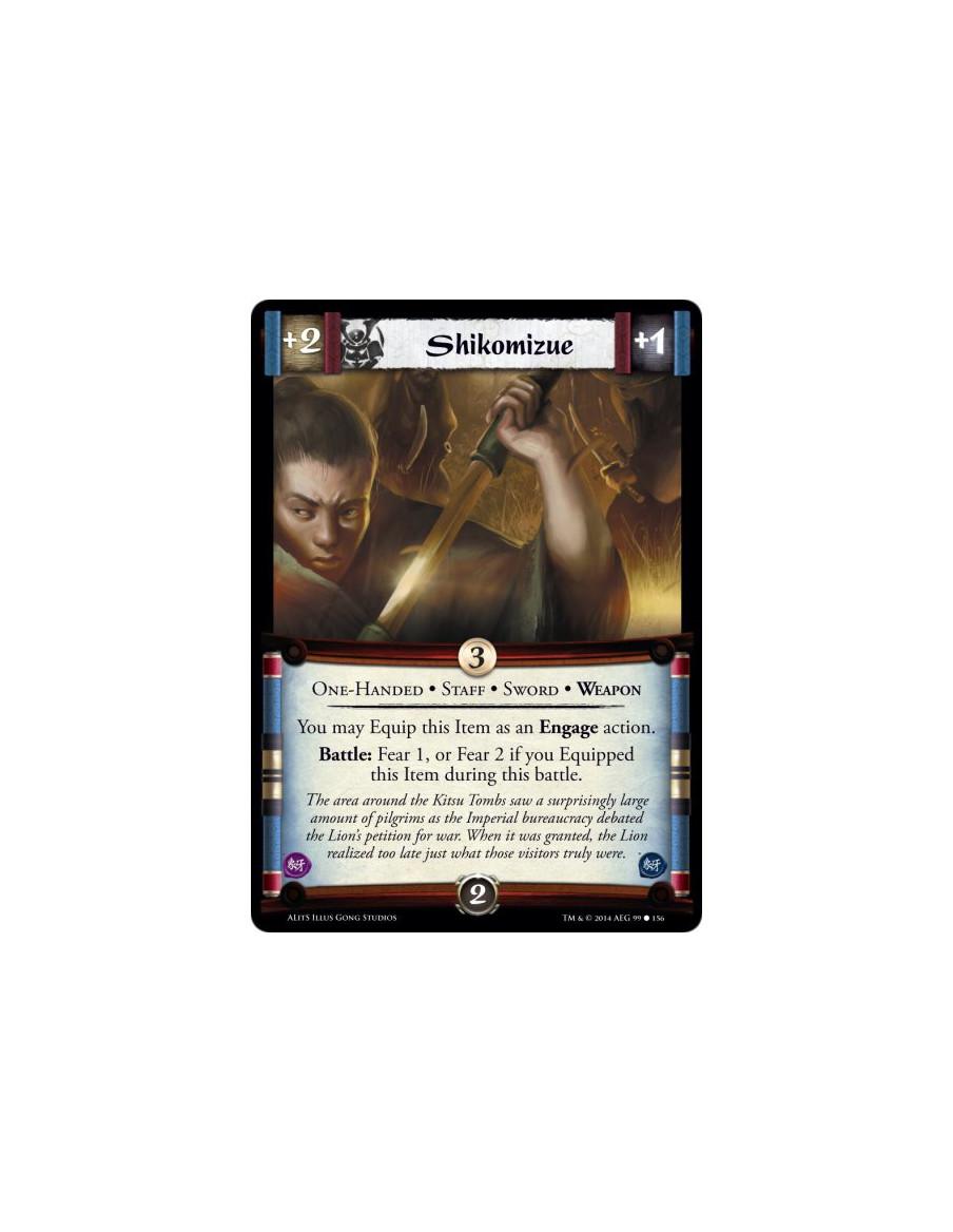 Shikomizue  - One-Handed • Staff • Sword • WeaponYou may Equip this Item as an Engage action.Battle: Fear 1, or Fear 2 if you Eq