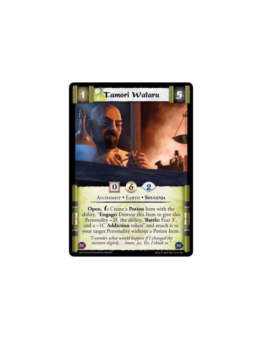 Tamori Wataru FOIL  - Alchemist • Earth • ShugenjaOpen, w: Create a Potion Item with the ability, "Engage: Destroy this Item to 