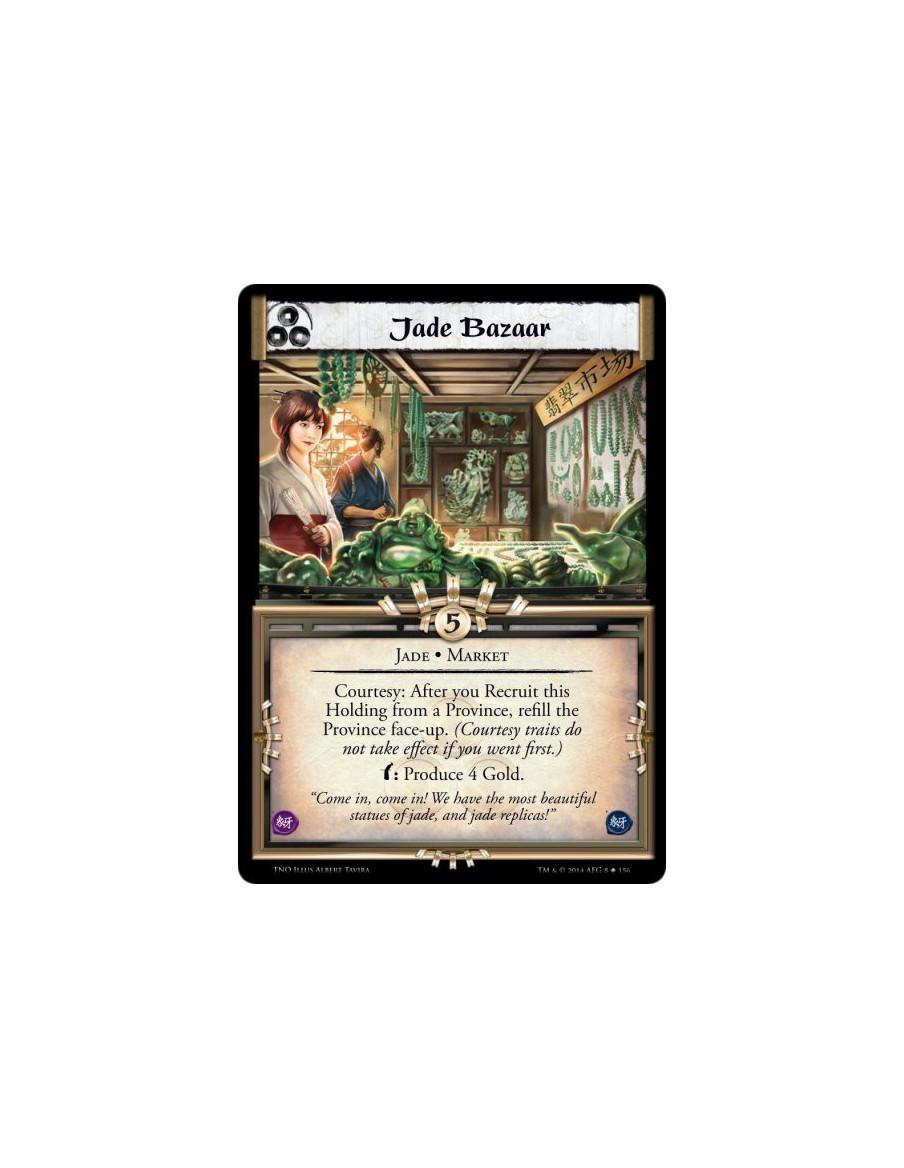 Jade Bazaar  - Jade • Market Courtesy: After you Recruit this Holding from a Province, refill the Province face-up. (Courtesy tr