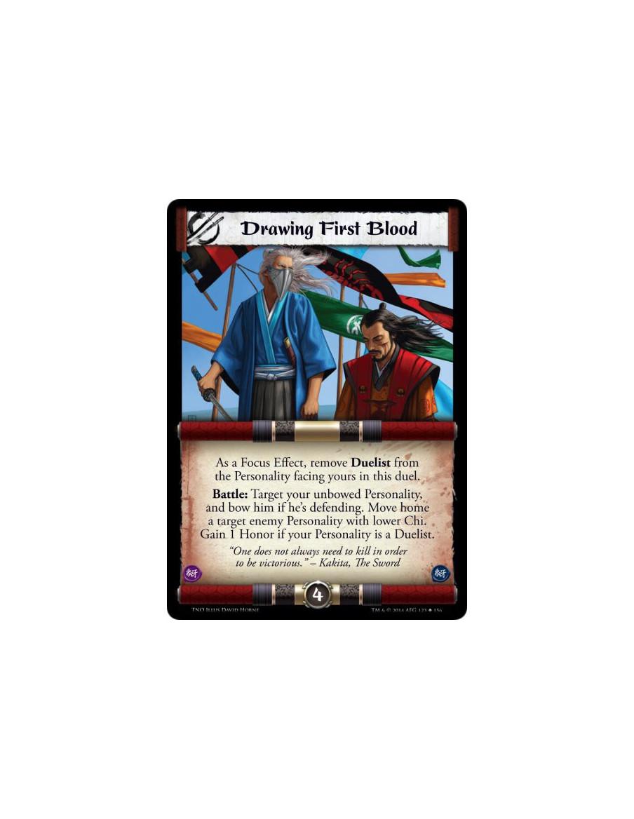 Drawing First Blood  - As a Focus Effect, remove Duelist from the Personality facing yours in this duel.Battle: Target your unbo