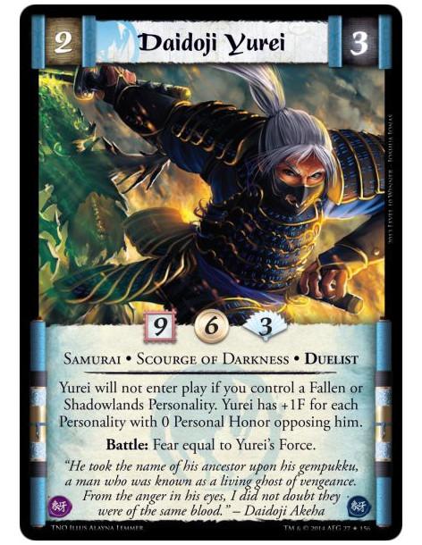 Daidoji Yurei FOIL  - Samurai • Scourge of Darkness • Duelist Yurei will not enter play if you control a Fallen or Shadowlands P