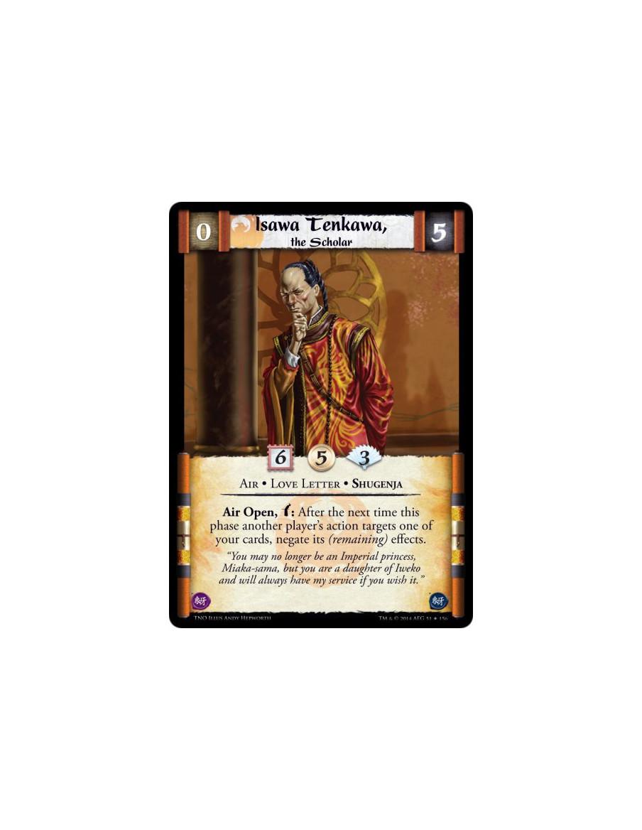Isawa Tenkawa, the Scholar FOIL  - Air • Love Letter • ShugenjaAir Open, Bow: After the next time this phase another player's ac