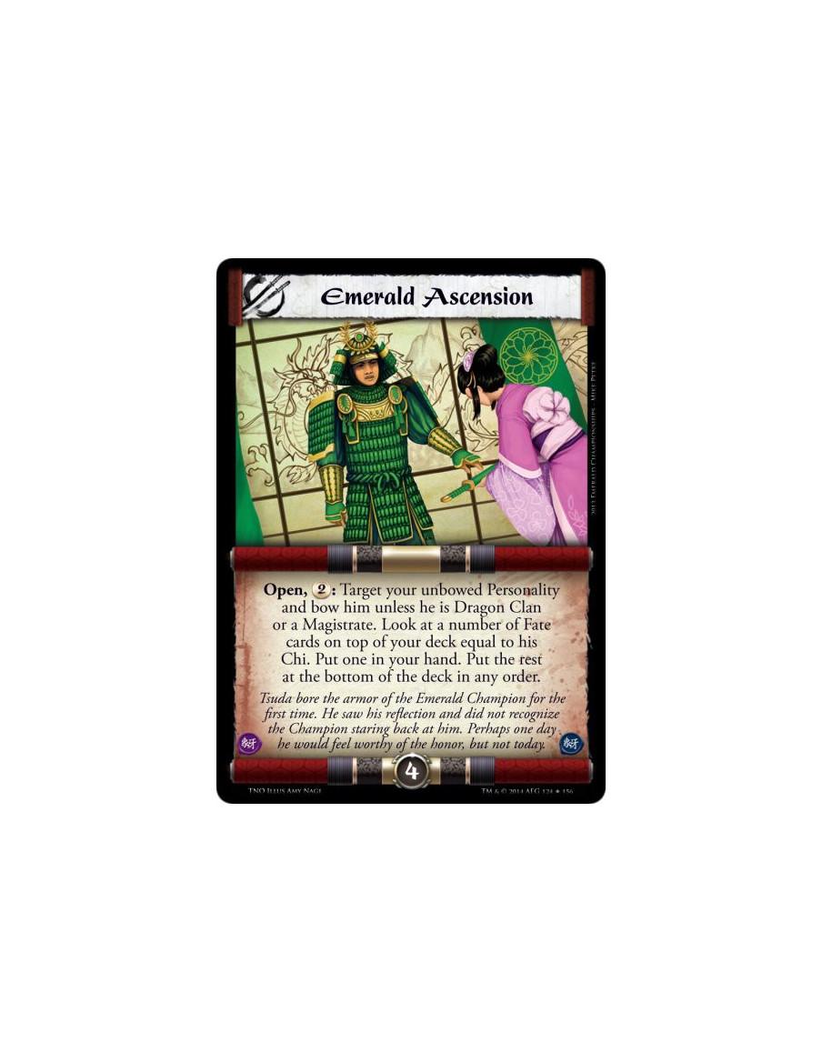 Emerald Ascension  - Open, : Target your unbowed Personality and bow him unless he is Dragon Clan or a Magistrate. Look at a num