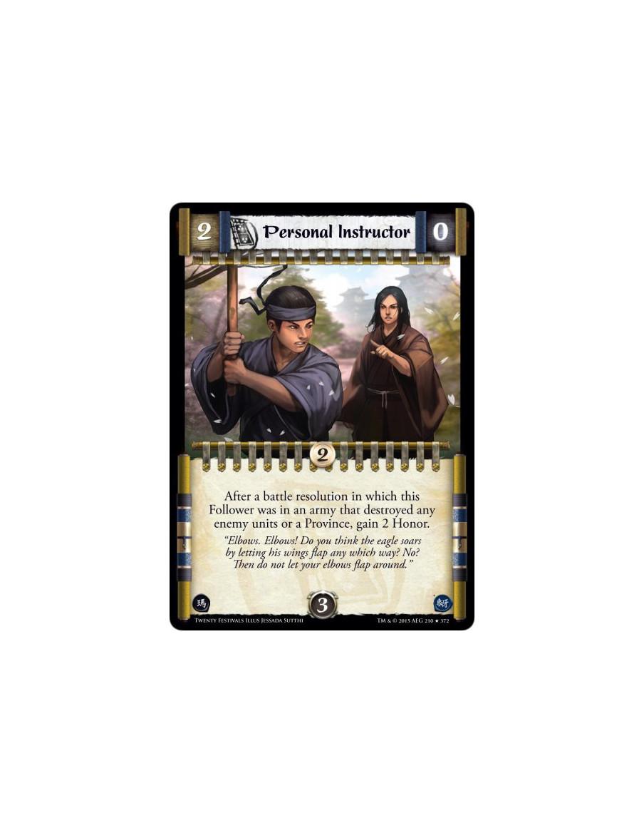 Personal Instructor FOIL  -       After a battle resolution in which this Follower was in an army that destroyed any enemy units