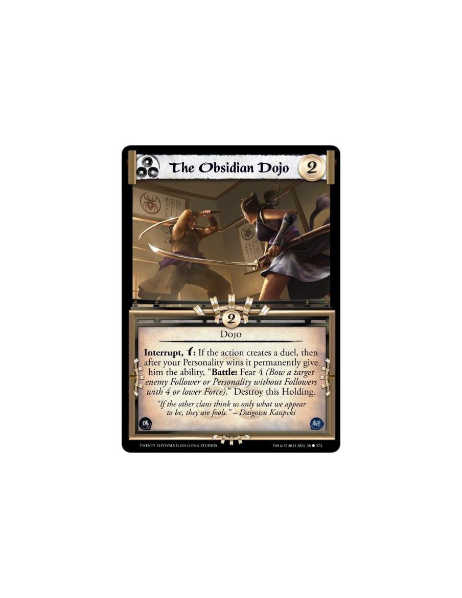 The Obsidian Dojo  - DojoInterrupt, w: If the action creates a duel, then after your Personality wins it permanently give him th