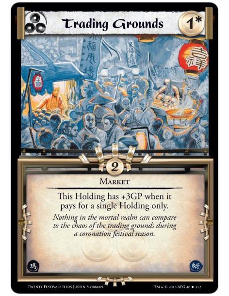 Trading Grounds  - MarketThis Holding has +3GP when it pays for a single Holding only.