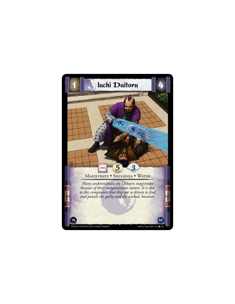 Iuchi Daitoru  - Magistrate • Shugenja • Water    (Shugenja may attach and cast Spells.)