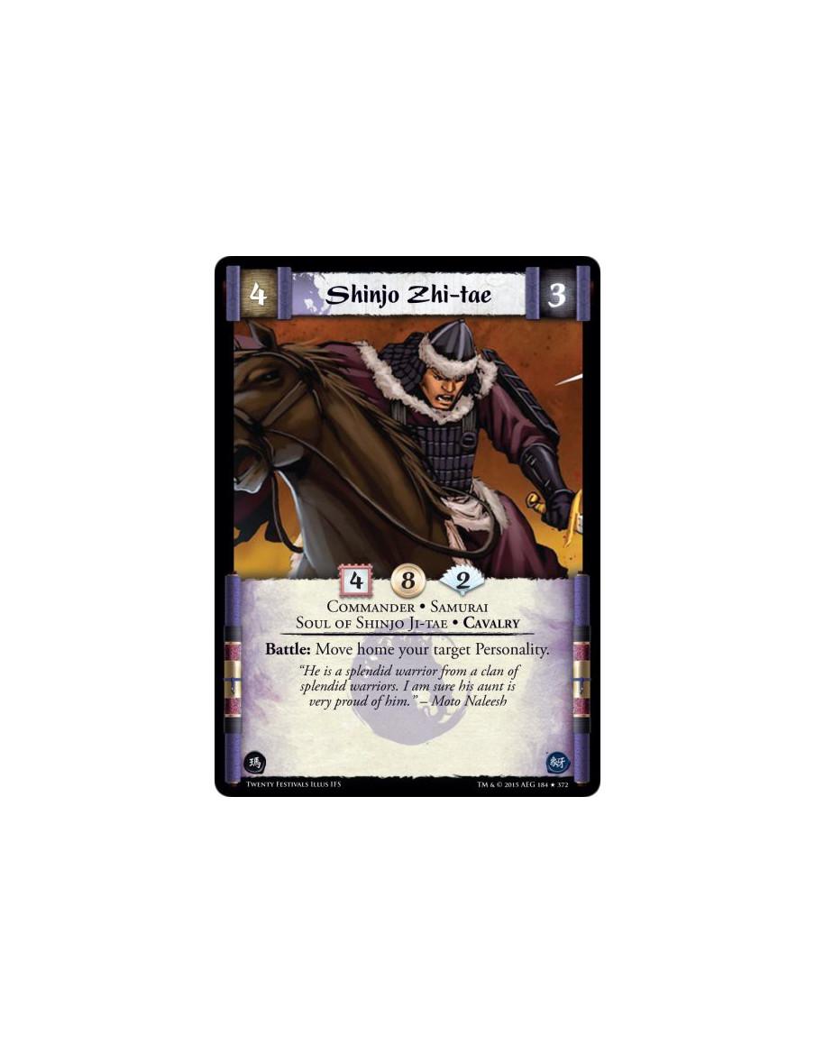 Shinjo Zhi-tae FOIL  - Cavalry • Commander • Samurai • Soul of Shinjo Ji-tae    Battle: Move home your target Personality.